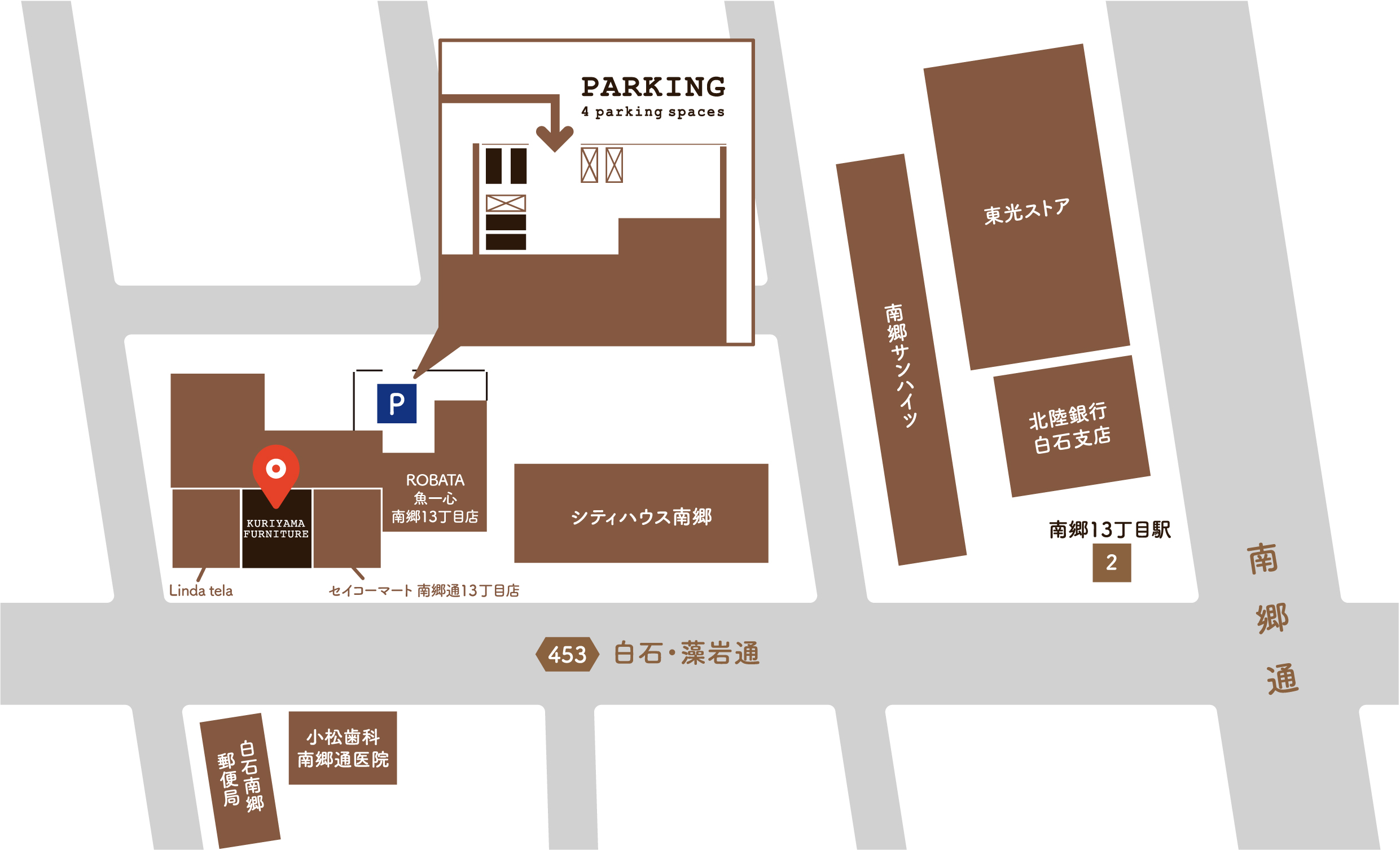 駐車場案内図
